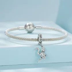 Styl Pandora Wisiorek Żuraw - SCC2634