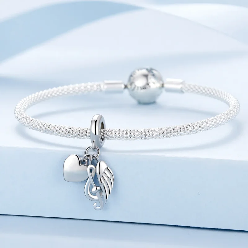 (zdjęcie do) Stylowa zawieszka Pandora Style Note Dangle - BSC814 - Wyświetl 3