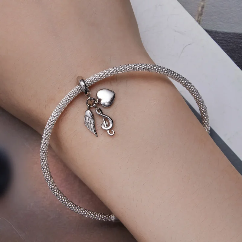 (zdjęcie do) Stylowa zawieszka Pandora Style Note Dangle - BSC814 - Wyświetl 5