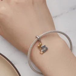 Zaproszenie w stylu Pandora z zawieszką - BSC864