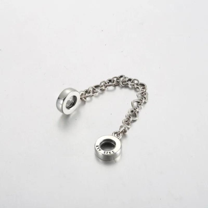 (zdjęcie do) Łańcuszek zabezpieczający Pandora Linked Hearts - 792274C00 - Wyświetl 3