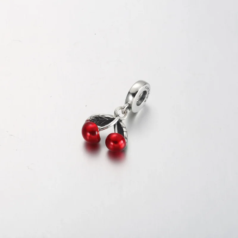 (zdjęcie do) Asymetryczna zawieszka z owocami wiśni Pandora - 791583C01 - Wyświetl 3
