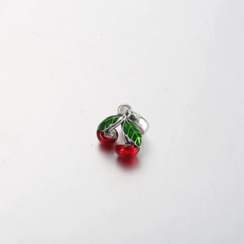 (zdjęcie do) Asymetryczna zawieszka z owocami wiśni Pandora - 791583C01 - Wyświetl 4