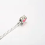 Bransoletka Keith Haring™ x Pandora Moments z łańcuszkiem w kształcie węża w promienistym sercu - 592217C01
