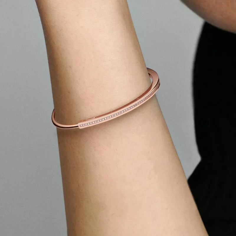 (zdjęcie do) Bransoletka Pandora Signature ID Pavé - 582313C01 - Wyświetl 7