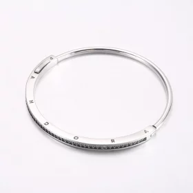 Bransoletka Pandora Signature ID Pavé - 592313C01