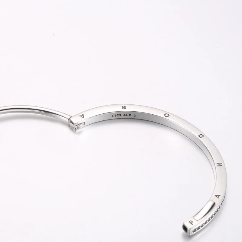 (zdjęcie do) Bransoletka Pandora Signature ID Pavé - 592313C01 - Wyświetl 4