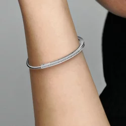 Bransoletka Pandora Signature ID Pavé - 592313C01
