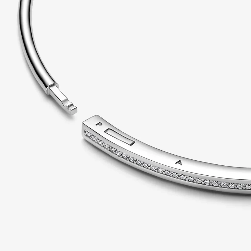 (zdjęcie do) Bransoletka Pandora Signature ID Pavé - 592313C01 - Wyświetl 8