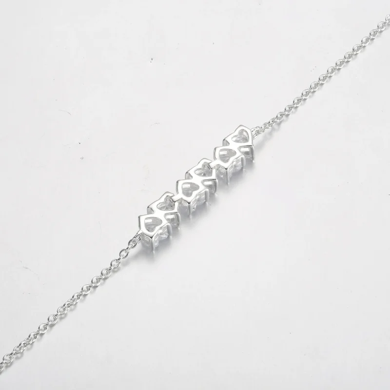 (zdjęcie do) Bransoletka Pandora Sparkling Endless Hearts - 591162C01 - Wyświetl 6