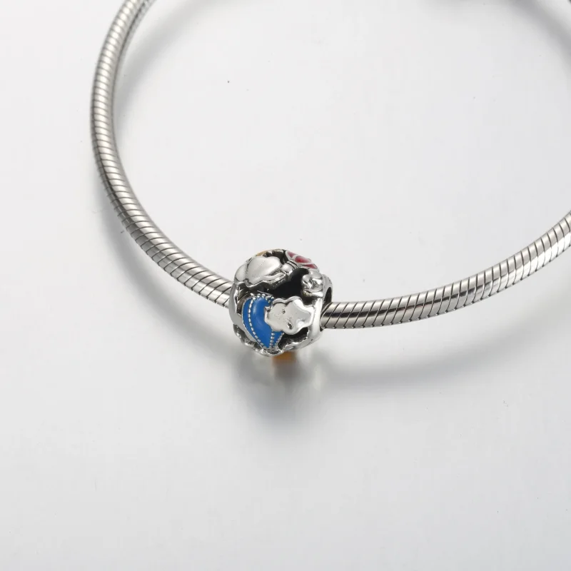 (zdjęcie do) Charms Pandora Fly Away Rainbow Sky i podróżny - 791695C01 - Wyświetl 5