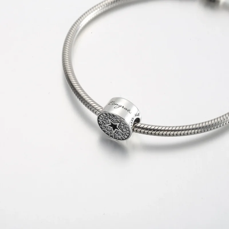 (zdjęcie do) Charms Pandora Pavé i gwiazda z gratulacjami - 790793C01 - Wyświetl 4