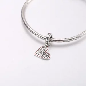 Keith Haring™ x Pandora Zawieszka z motywem kreskówkowym „Ludzie” w kształcie serca - 792215C01