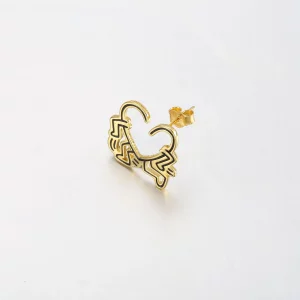 Kolczyki Keith Haring™ x Pandora Walking Heart - 262221C01