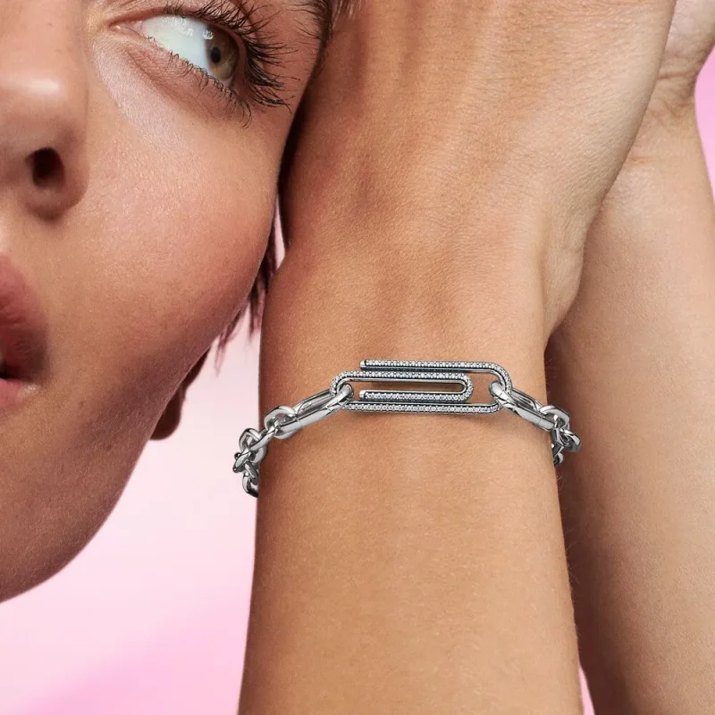 (zdjęcie do) Linka do stylizacji spinacza Pandora ME Pavé - 792297C01 - Wyświetl 5