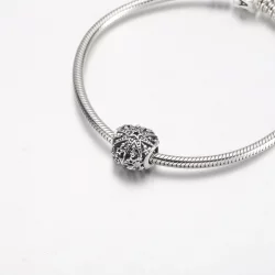 Niebiańska zawieszka w kształcie płatka śniegu Pandora - 792360C00