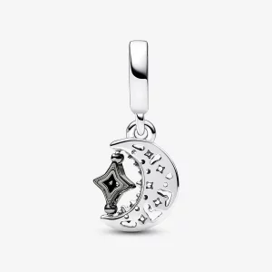 Pandora Błyszczący półksiężyc i obrotowa zawieszka w kształcie gwiazdy - 792781C01