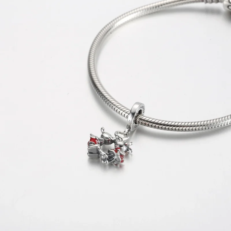 (zdjęcie do) Pandora Disney Wisząca zawieszka z Myszką Miki i Myszką Minnie - 790075C01 - Wyświetl 4