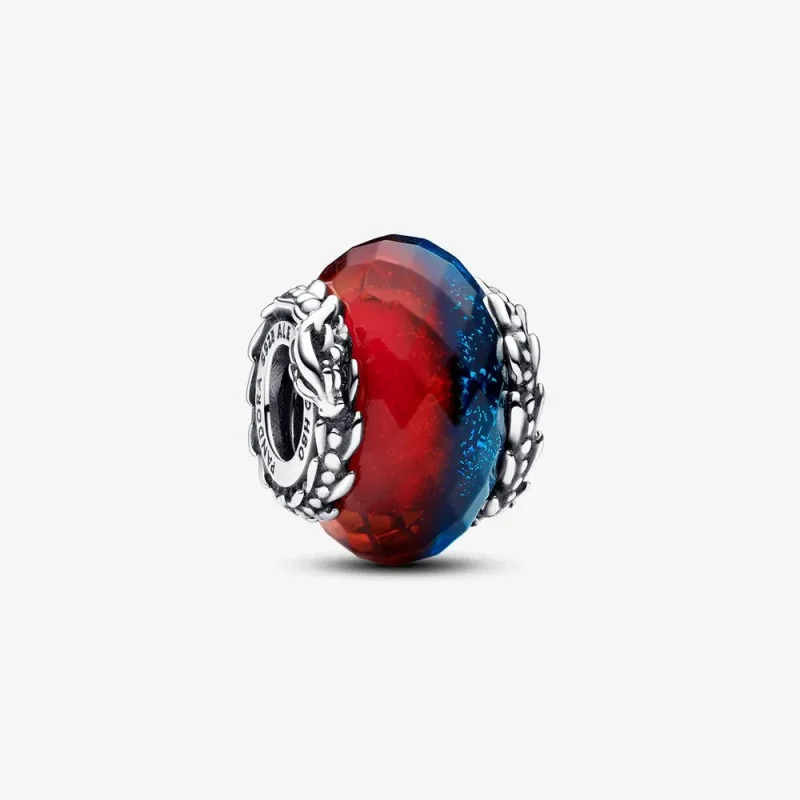(zdjęcie do) Pandora Game of Thrones Ice & Fire Dragons Podwójna zawieszka ze szkła Murano - 792966C00