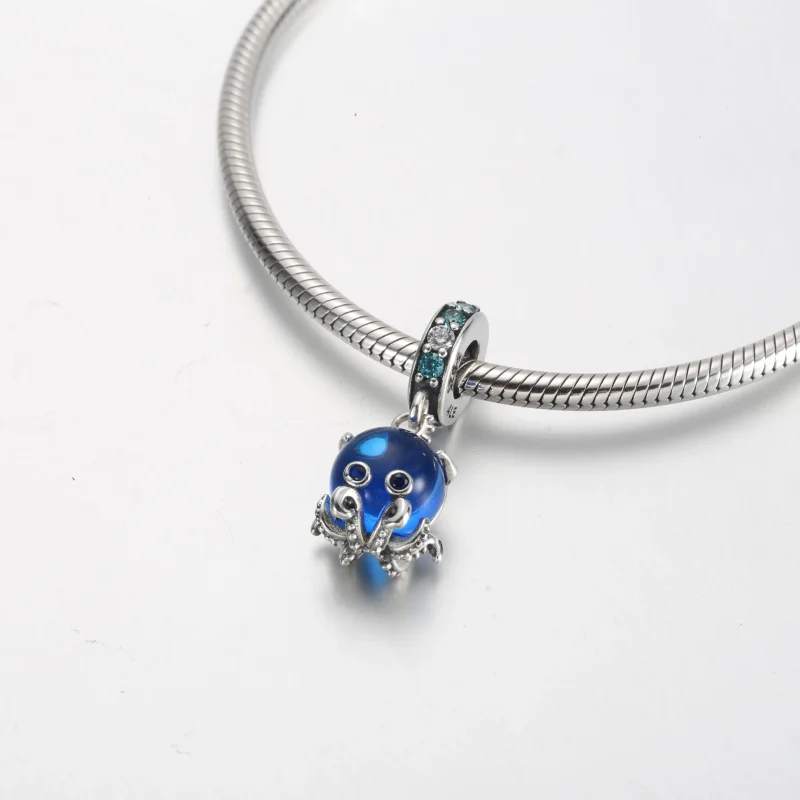 (zdjęcie do) Pandora Murano Urocza zawieszka w kształcie ośmiornicy - 791694C01 - Wyświetl 5