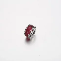 Pandora Ujawnij swoją miłość Różowa zawieszka ze szkła Murano - 791159C00