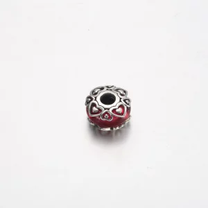 Pandora Ujawnij swoją miłość Różowa zawieszka ze szkła Murano - 791159C00