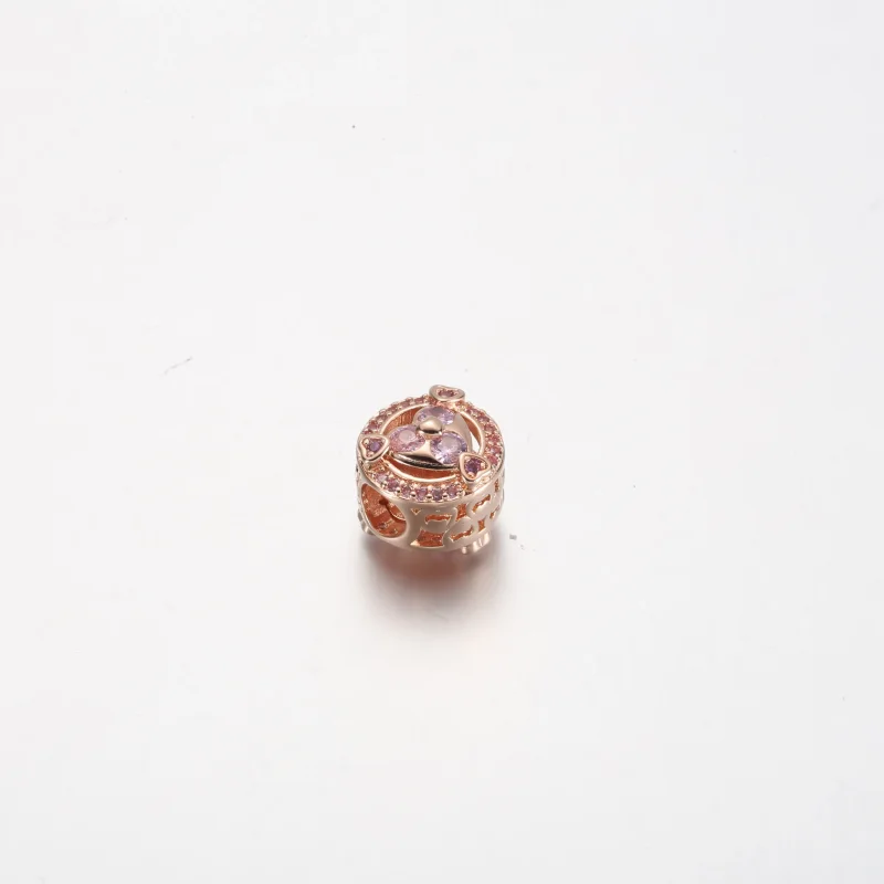 (zdjęcie do) Pandora Ujawnij swoją miłość Zawieszka w kształcie błyszczących serc - 780796C02 - Wyświetl 3