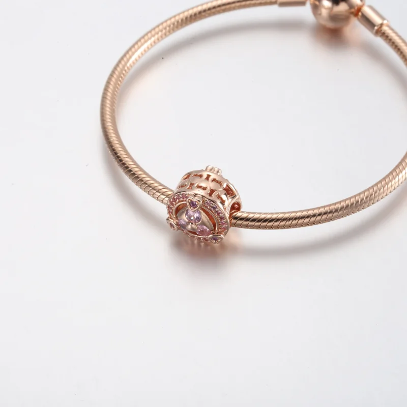 (zdjęcie do) Pandora Ujawnij swoją miłość Zawieszka w kształcie błyszczących serc - 780796C02 - Wyświetl 4