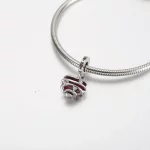 Pandora Wisząca spiralna zawieszka w kształcie serca miłosnego - 791131C01