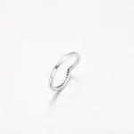 Półbłyszczący pierścionek Pandora Timeless Wish - 192394C01