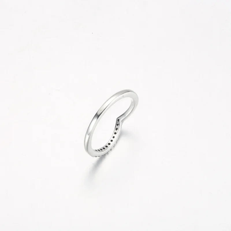 (zdjęcie do) Półbłyszczący pierścionek Pandora Timeless Wish - 192394C01 - Wyświetl 4