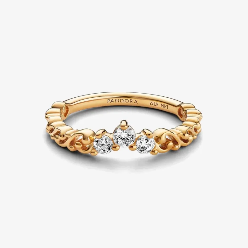 (zdjęcie do) Pierścionek z tiarą Pandora Regal - 162232C01 - Wyświetl 6