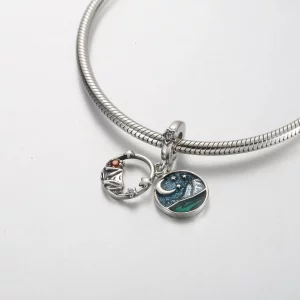 Podwójna zawieszka Pandora Camping Night Sky - 791686C01