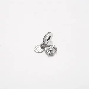 Podwójna zawieszka Pandora Mom Infinity Pavé - 791468C01
