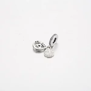 Podwójna zawieszka Pandora Mom Infinity Pavé - 791468C01