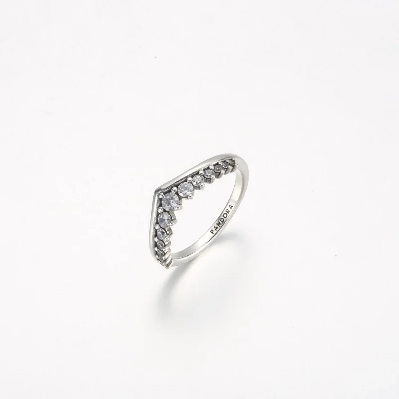 (zdjęcie do) Ponadczasowy, pływający pierścionek Pandora Wish - 192320C01 - Wyświetl 2