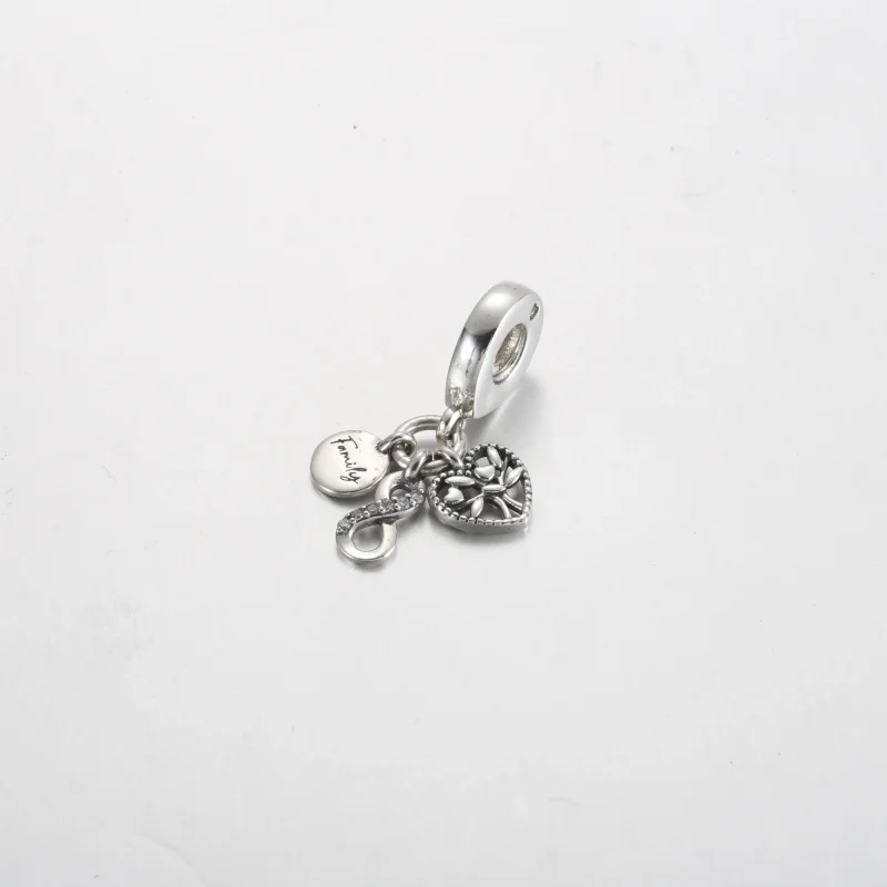 (zdjęcie do) Potrójna zawieszka Pandora Family Infinity - 792201C01 - Wyświetl 2
