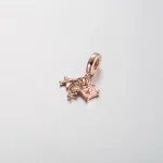 Potrójna zawieszka Pandora Samolot, kula ziemska i walizka - 789435C01