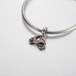 Różowa zawieszka do hulajnogi Pandora - 791057C01