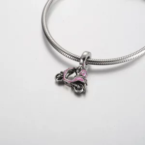 Różowa zawieszka do hulajnogi Pandora - 791057C01