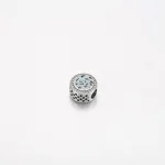 Srebrna zawieszka Pandora Blue w panterkę - 792016CZ_E024
