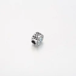 Srebrna zawieszka Pandora Blue w panterkę - 792016CZ_E024