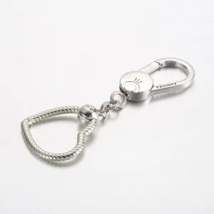 Uchwyt na zawieszkę do torebki Pandora Moments w kształcie małego serca - 392238C00
