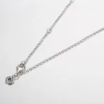 Wisiorek i naszyjnik Pandora Signature Pavé i koralikami - 392308C01