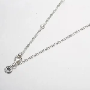 Wisiorek i naszyjnik Pandora Signature Pavé i koralikami - 392308C01