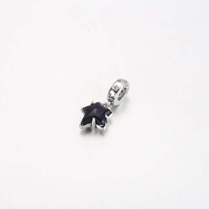 (zdjęcie do) Wisząca zawieszka Pandora Celestial Galaxy Star Murano - 792368C01 - Wyświetl 2