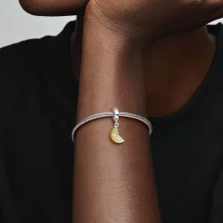 Wisząca zawieszka Pandora z plasterkiem cytryny, musującymi owocami - 791696C01