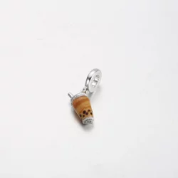 Wisząca zawieszka w kształcie herbaty Bubble Tea ze szkła Murano Pandora - 791685C01