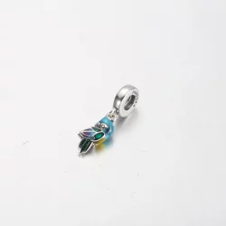 Wisząca zawieszka z papugą Pandora Jungle Paradise - 791679C01