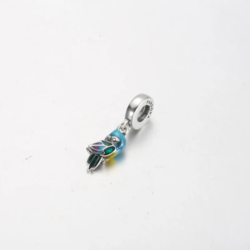 (zdjęcie do) Wisząca zawieszka z papugą Pandora Jungle Paradise - 791679C01 - Wyświetl 3